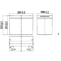 Batterie fauteuil roulant pour Vermeiren Forest 3SU 