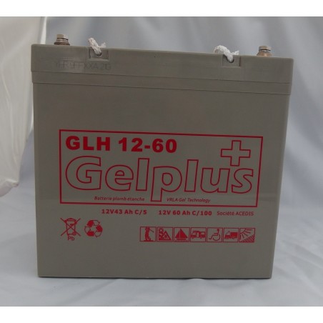 Batterie plomb GEL étanches VRLA ACEDIS GL12-60 12V 60.9Ah 
