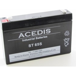 Batterie AGM ACEDIS ST65S 6V 7,2Ah T1