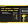 Niveau charge NITECORE UM20 Chargeur Intelligent USB 2 Accus piles Li-Ion IMR