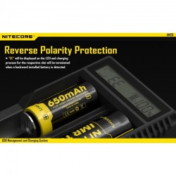 NITECORE UM20 Chargeur Intelligent USB 2 Accus piles Li-Ion IMR