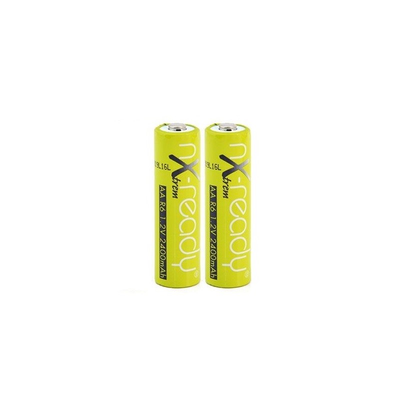 2 Piles Rechargeables NX-Trem 2400mAh AA / HR6 2 Piles Rechargeables NX-Trem 2400mAh AA / HR6