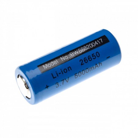 Batterie Accu 26650 - 5000mAh 3.7V Lithium Ion VHBW  - 1