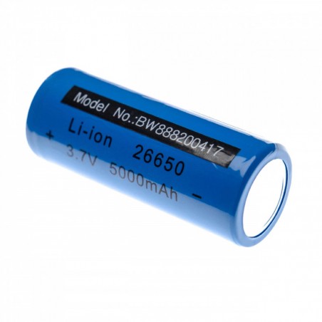 Batterie Accu 26650 - 5000mAh 3.7V Lithium Ion VHBW  - 2