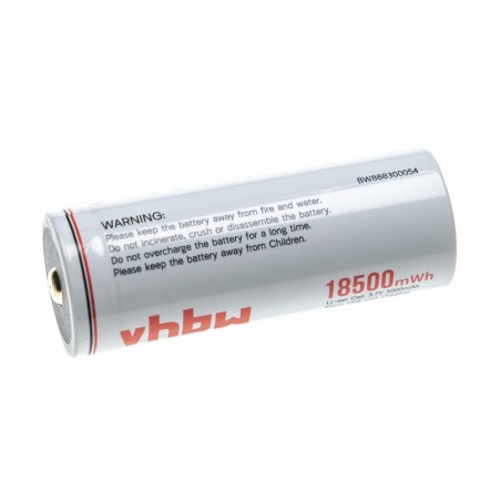 Batterie Accu 26650 - 5000mAh 3.7V Lithium Ion Rechargeable via USB