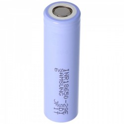 Keeppower 18650 - 3400mAh, batterie Li-Ion de 3,7 V protégée (Flat