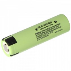 Batterie Accu 18650  - 2900mAh 3.6-3.7V Lithium Ion PANASONIC