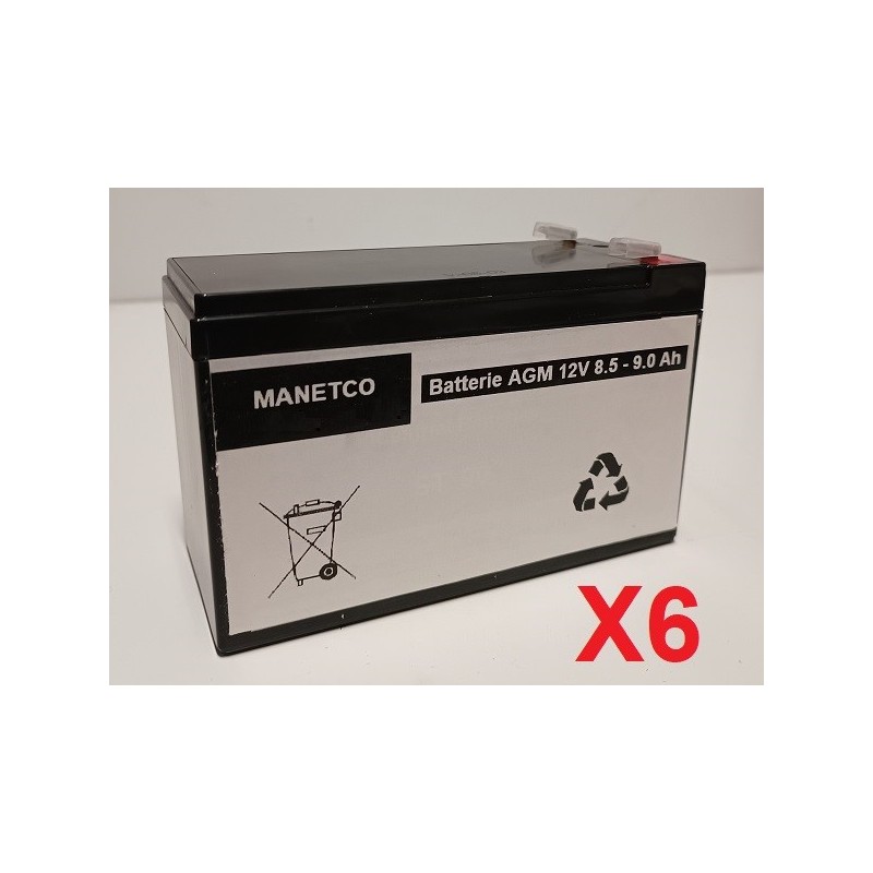 Batteries pour onduleur (ASI) Liebert GXT2-3KRT230E