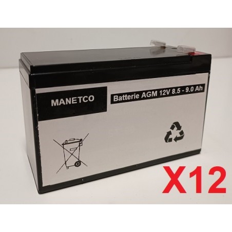 Batteries pour Onduleur (ASI) Dell 1920R EBM (J735N)