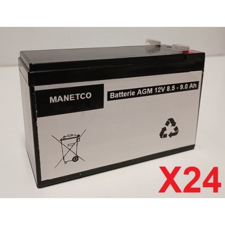 Batteries pour onduleur (ASI) PowerVar Security Plus Series UPS 8000VA 7200W ABCDEF8000-22