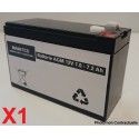 Pack Batterie 12v pour onduleur APC Back-UPS 500 BH500INET (RBC2)