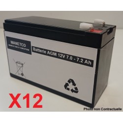 Batteries pour Onduleur (ASI) Eaton-MGE Pulsar Evolution EXB 2200