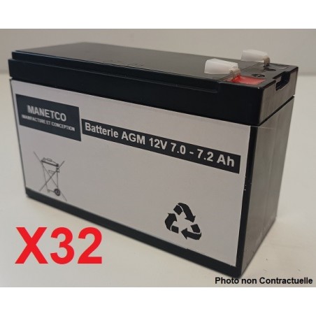 G3HT10KHS MGE/APC Galaxy 300 10 kVA 400V 3:3 Batterie Remplacement