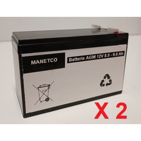 Cartouches de batterie de rechange compatible APC APCRBC166