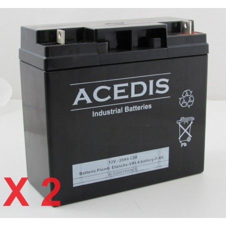 Batteries pour onduleur (ASI) Alpha Technologies Nexsys 600E (017-125-XX)