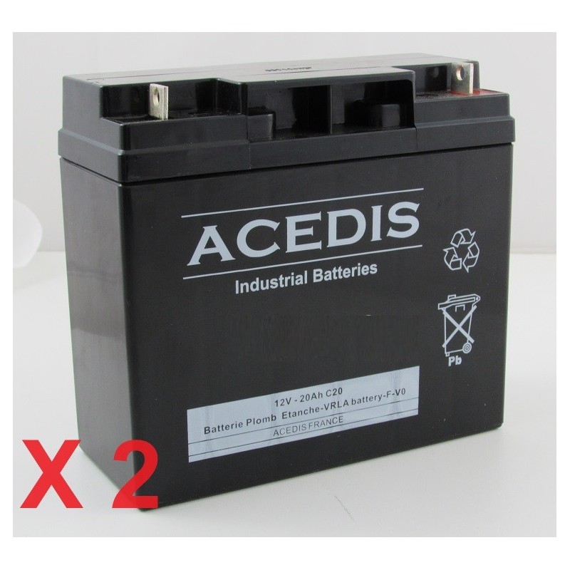 Batteries pour onduleur (ASI) Alpha Technologies AWMII 600 (017-137-XX)