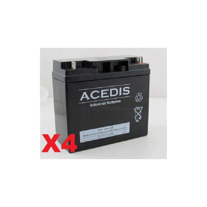 Batteries pour onduleur (ASI) Alpha Technologies CFR 1500 Multi Voltage (017-069-XX)