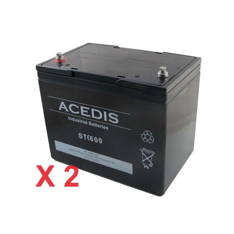 ActiveCare Osprey 4410 2 Batterie Special pour Sooter Mobilite 