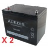 ActiveCare Osprey 4410 2 Batterie Special pour Sooter Mobilite 