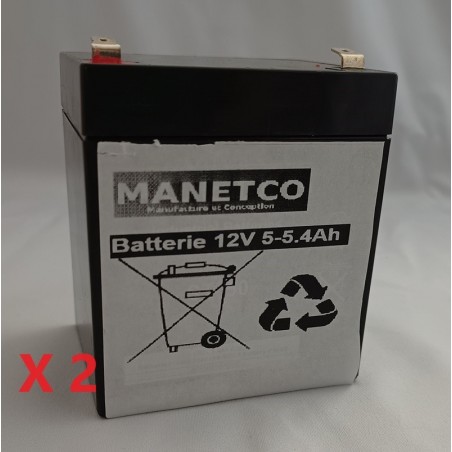 Pack Batterie 12v pour onduleur NITRAM BU1000E-FR 