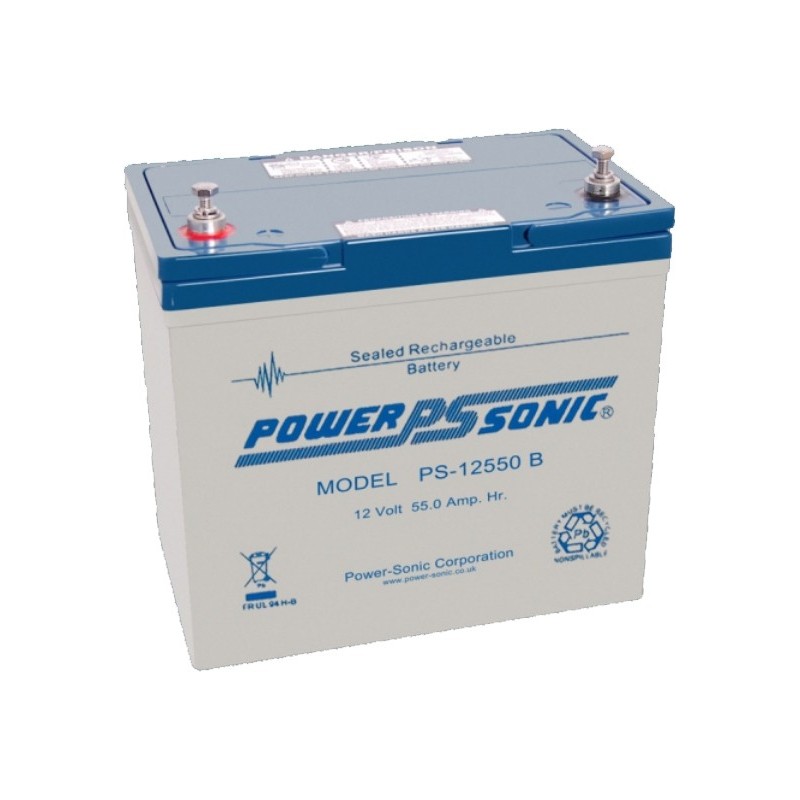 Batterie AGM Power Sonic 12V 55Ah C20 / PS-12550 Batterie AGM Power Sonic 12V 55Ah C20 / PS-12550