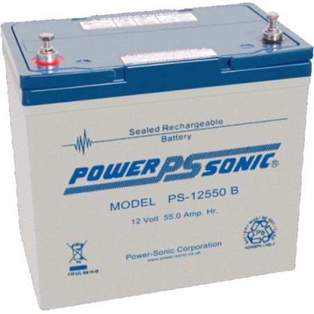 Batterie AGM Power Sonic 12V 55Ah C20 / PS-12550