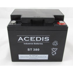 Batterie plomb étanche AGM ST380 12V 40Ah M6