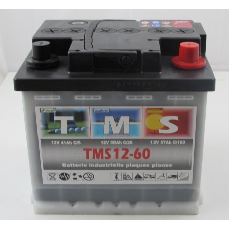 Batterie à Décharge lente 12V 57ah  ACEDIS TMS12-60