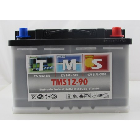 Batterie Décharge lente ACEDIS TMS12-90 12v 91ah