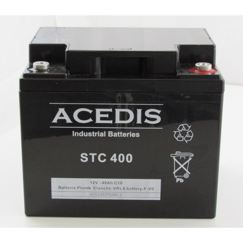 Batterie Plomb ACEDIS STC400 AGM 12v 40Ah étanche