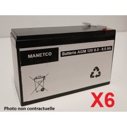 Batteries pour onduleur (ASI) Tripp Lite SmartOnline 120V 3kVA 2.4kW SU3000XL 