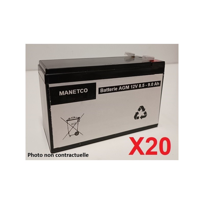 Batteries pour Onduleur (ASI) OPTI-UPS DS10KBT 