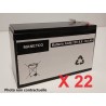 Batteries Onduleur DELTA AMPLON RT-8K 