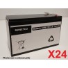 Batteries pour onduleur (ASI) PowerVar Security Plus Series UPS 8000VA 7200W ABCDEF8000-22 