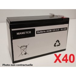 Batteries pour Onduleur (ASI) OPTI-UPS DS20000B 