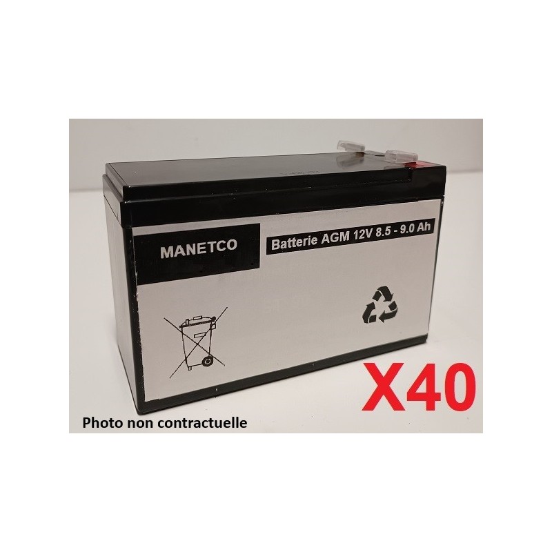 Batteries pour Onduleur (ASI) OPTI-UPS DS20000B 