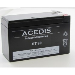 Batterie peg perego 12v 9ah  plomb étanche AGM ACEDIS ST90  (2610)