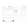 Batterie peg perego 6V 13AH  plomb étanche AGM ACDIS STD13S (2612),Batterie peg perego 6V 13AH  plomb étanche AGM ACDIS STD13S (