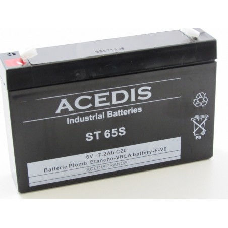 Acorn Batterie 6V 7,2Ah Pour Monte Escalier