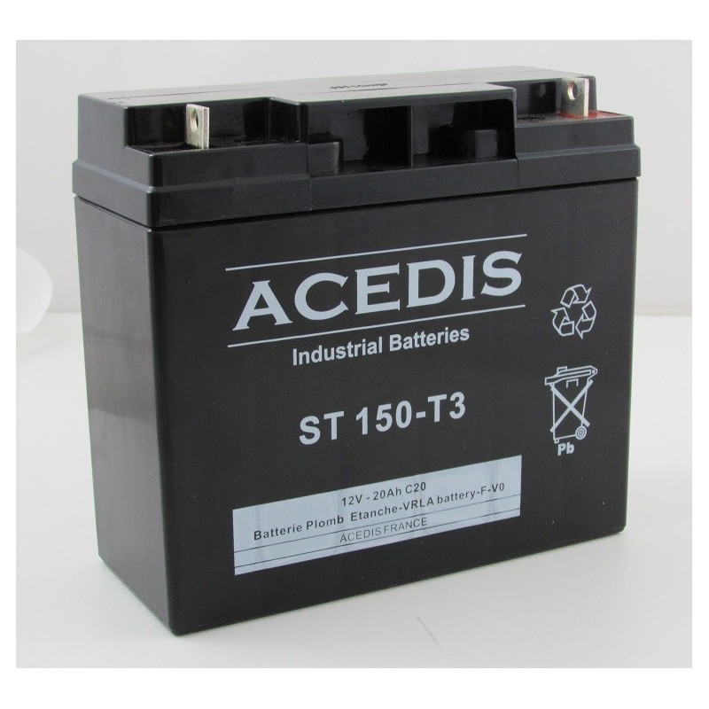 Batterie ACEDIS ST120 AGM 12V 14Ah étanche