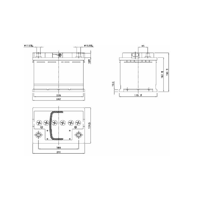 Batterie ACEDIS TMS12-100, Camping Car