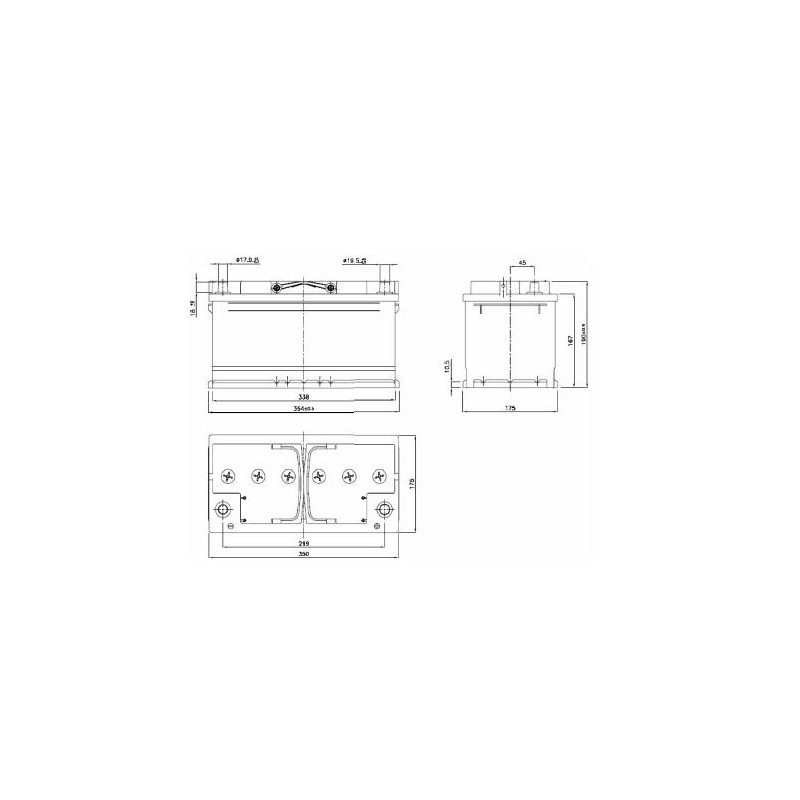 Batterie ACEDIS TMS12-100, Camping Car