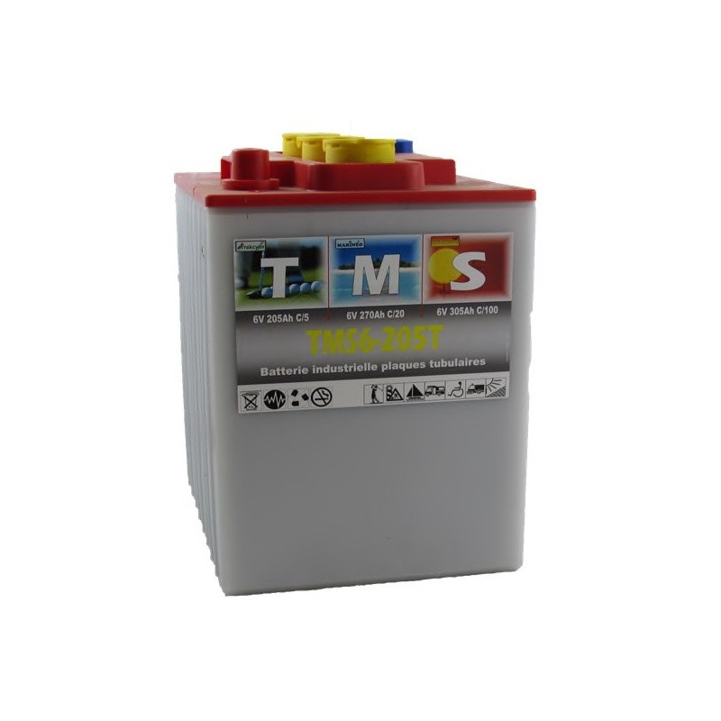 Batterie à Décharge lente 6v 305Ah ACEDIS Tubulaire TMS6-205T Batterie à Décharge lente 6v 305Ah ACEDIS Tubulaire TMS6-205T