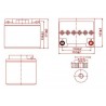 Batterie plomb GEL étanches VRLA GL12-45 12V 46.5Ah  - 2