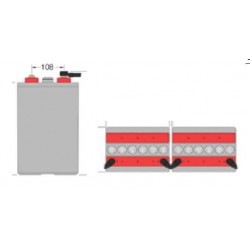 Batteries étanche gélifié tubulaires  OPZV 3OPzV150 12V 190Ah   - 2