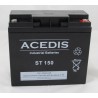 Batterie Plomb étanche AGM ACEDIS  ST150 12V 18Ah M5