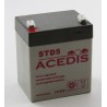 Batterie plomb étanche AGM ACDIS STD5 12V 5Ah T1