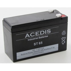 Batterie AGM ACEDIS ST65 12V 7,2Ah T1