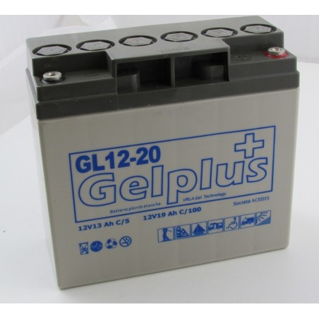 Batteries au plomb GEL étanches VRLA GL12-20 12V 17Ah (2048)