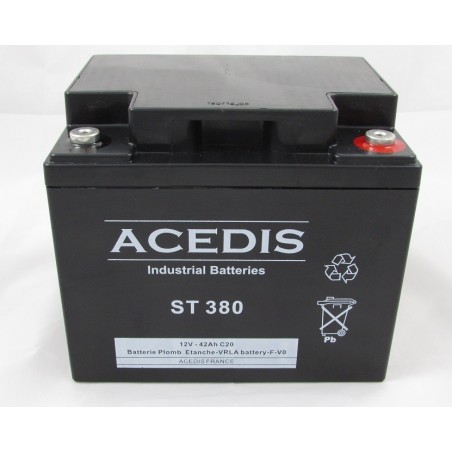 Batterie plomb étanche AGM ACEDIS ST240 12V 28Ah M5 (1994)